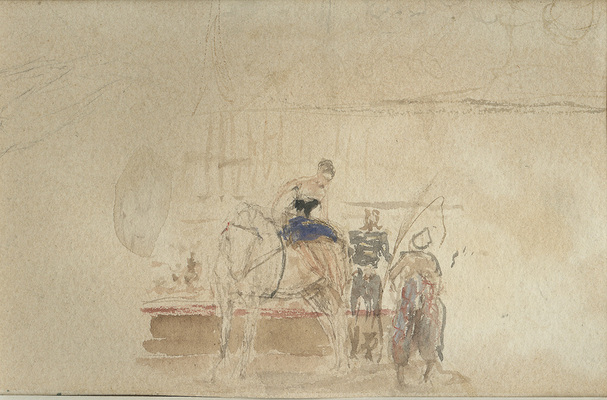 Серов Валентин Александрович. Цирковая наездница